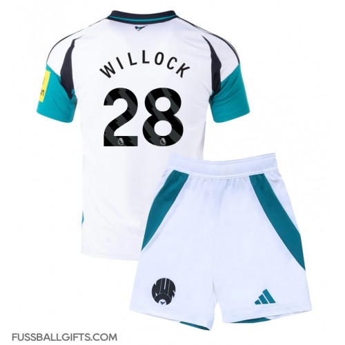 Newcastle United Joe Willock #28 Fußballbekleidung 3rd trikot Kinder 2024-25 Kurzarm (+ kurze hosen)